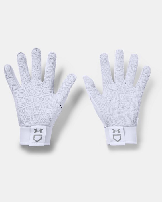 Men's UA Yard Batting Gloves, White, pdpMainDesktop image number 1